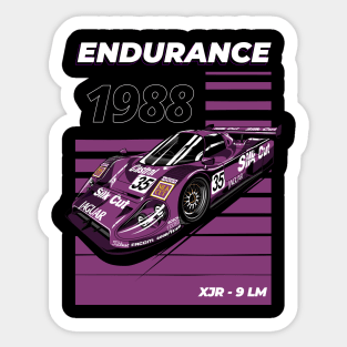 Jaguar XJR -9 LM Purple Sticker